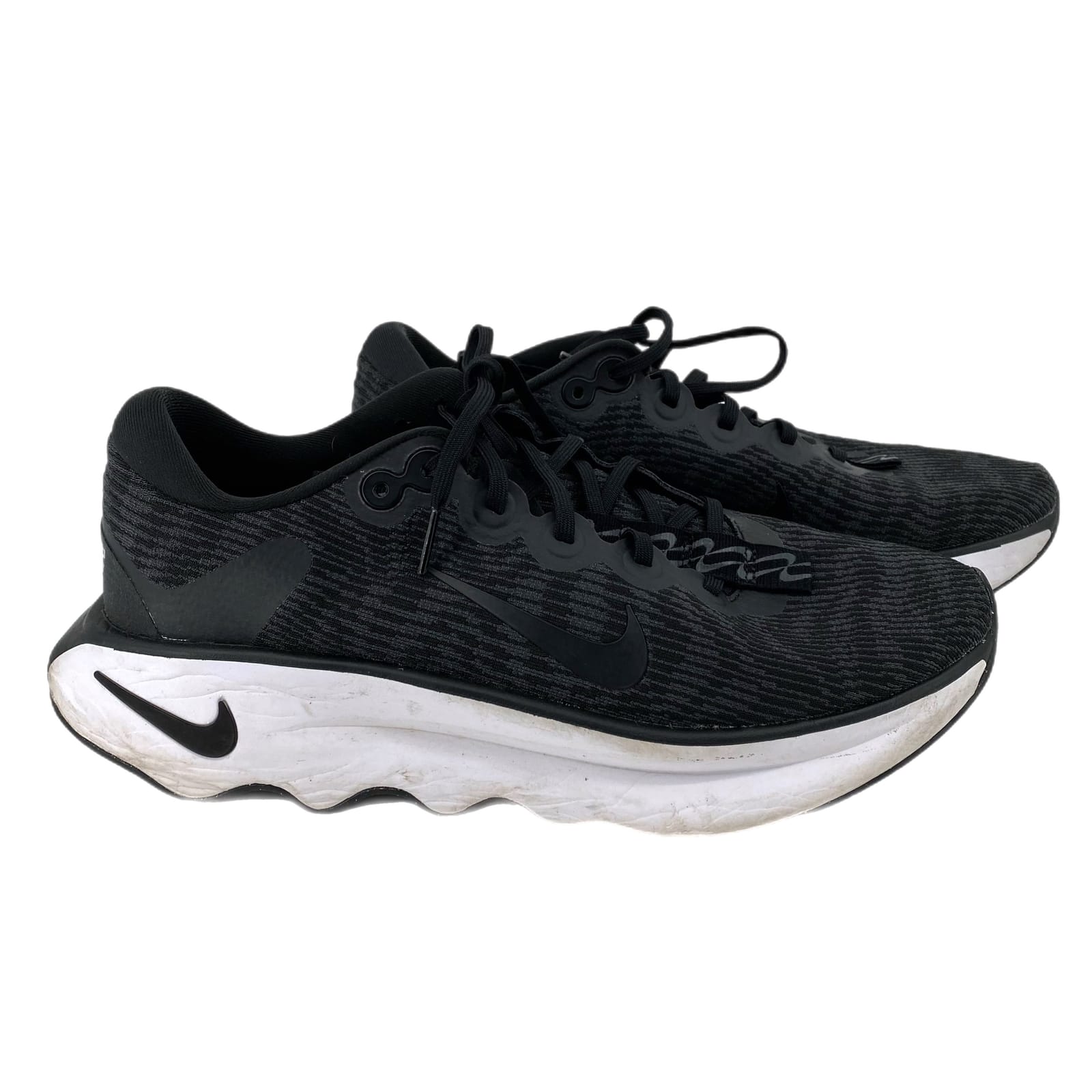 Nike Black/White Textile Sneakers
