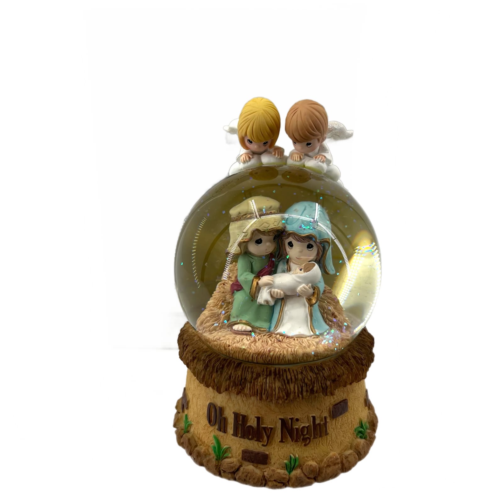 Precious Moments Nativity 100mm Musical Water Globe “Oh Holy Night”