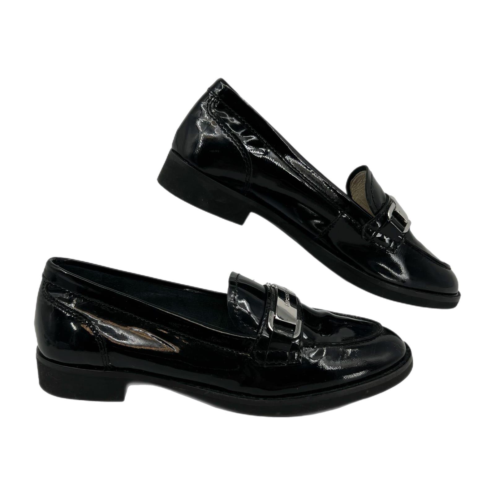 Michael Kors Black Patent Leather Loafers