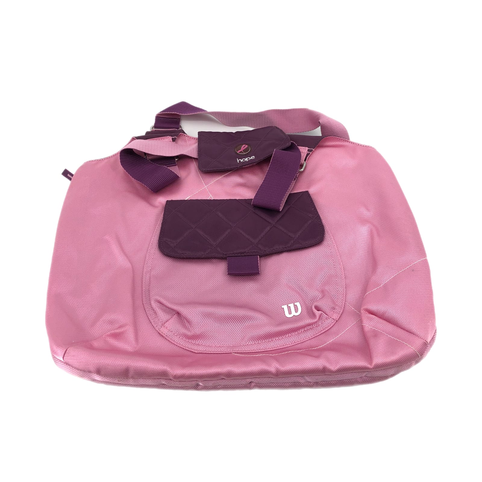 Wilson Pink Silver Hardware Tote