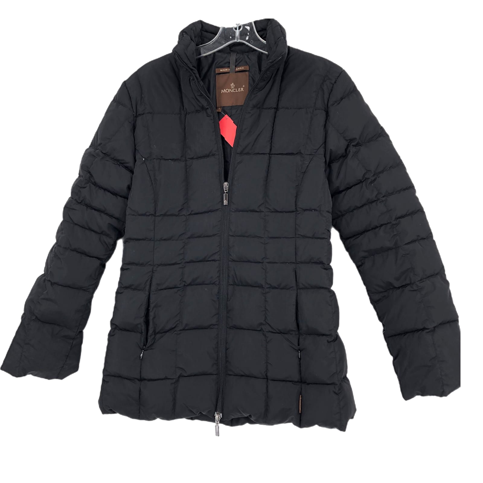 Moncler Black Mid-Length Puffer Jacket