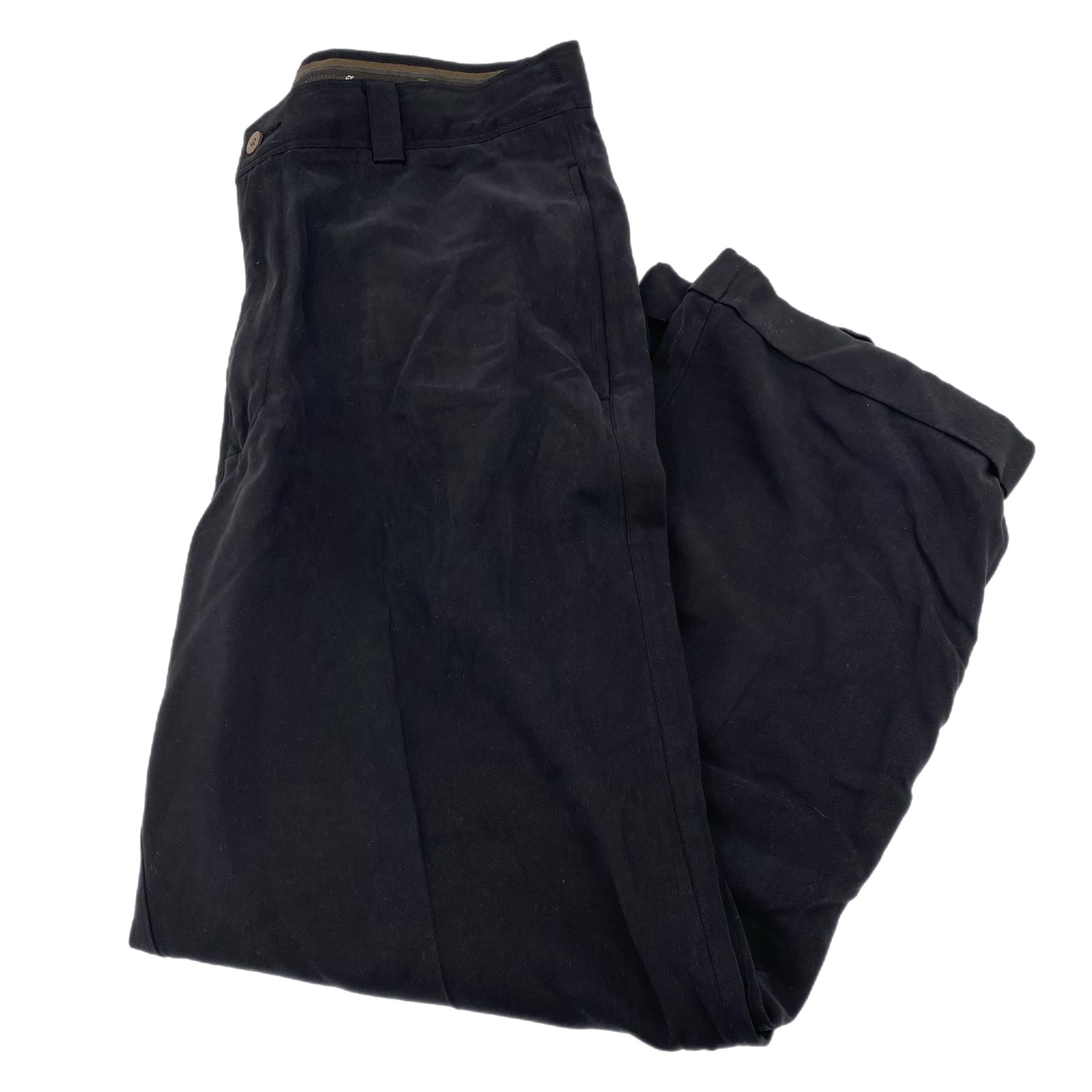 Tommy Bahama Black Relaxed Silk Chinos