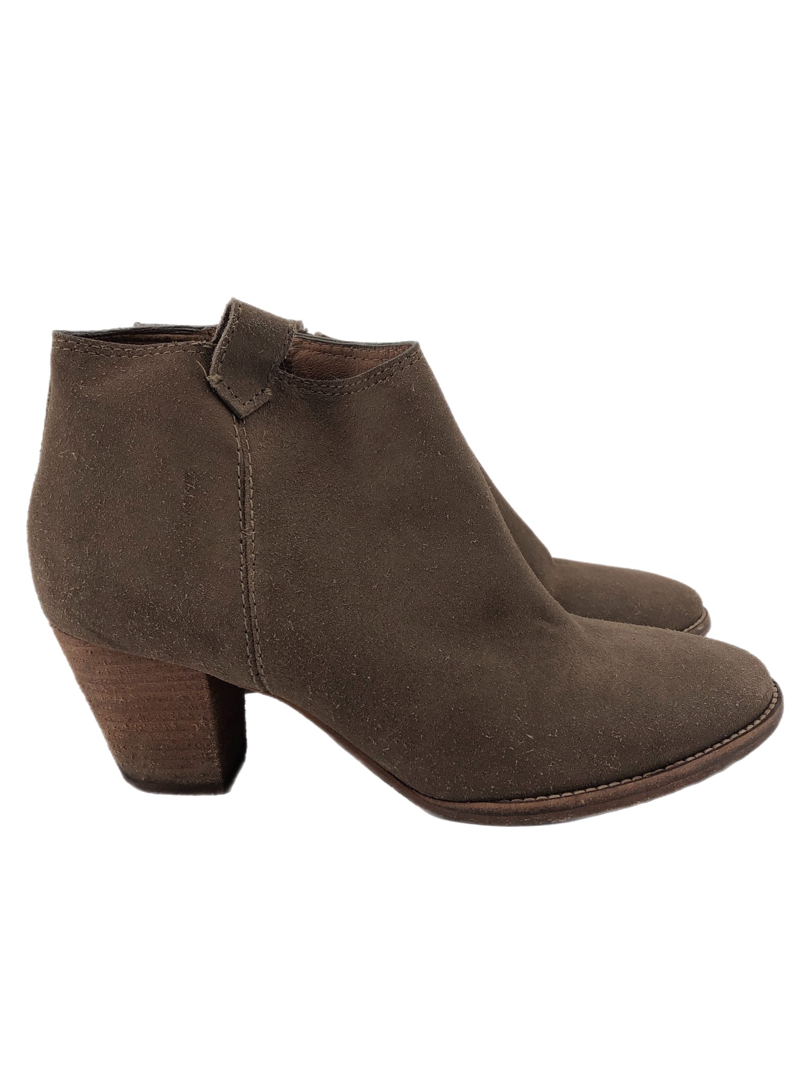 Madewell Brown Leather Ankle Boots