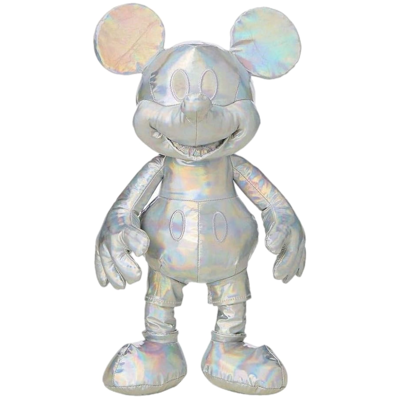Disney Store Limited Edition Silver Holographic Mickey Mouse Memories Plush 12/1