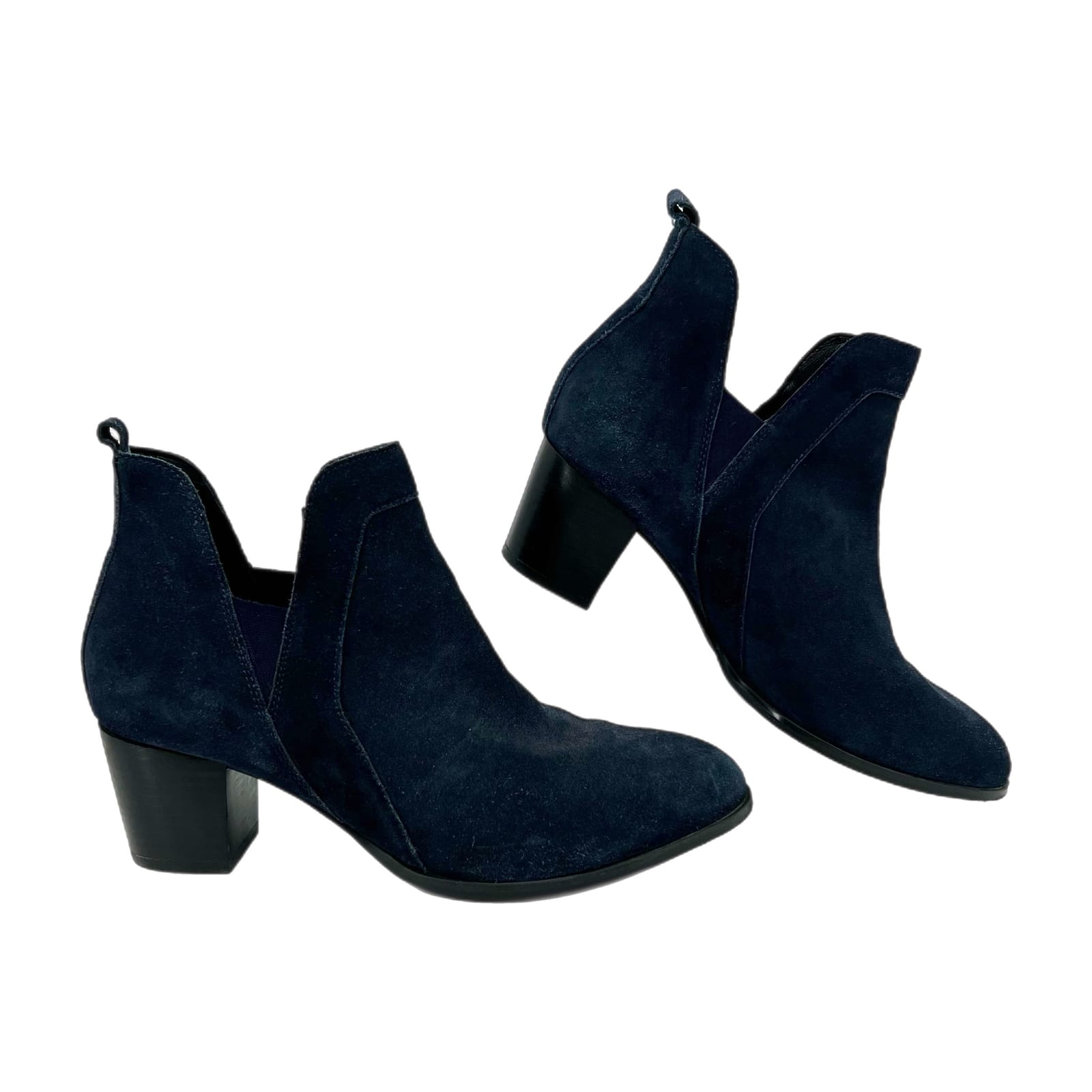 MIA Blue Suede Ankle Boots & Booties