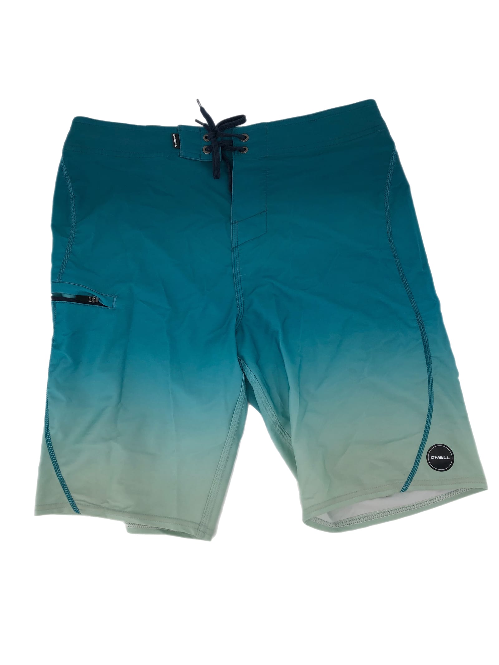 O'Neil Blue/Green Athletic Swim Trunks