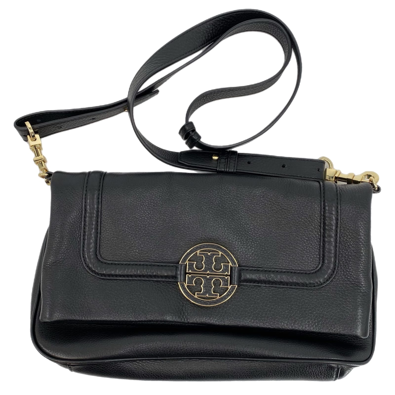 Tory Burch Black Leather Crossbody Bag