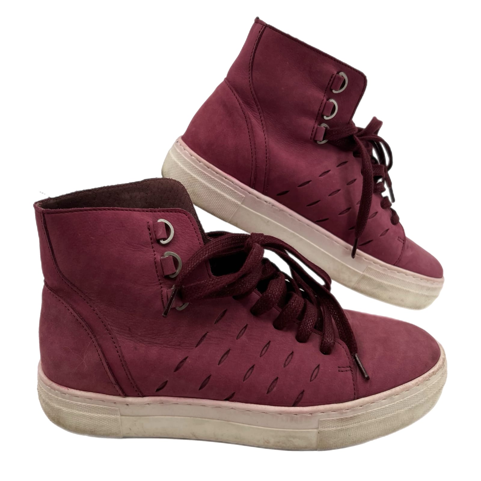 K-Swiss Purple Suede Athletic Sneakers