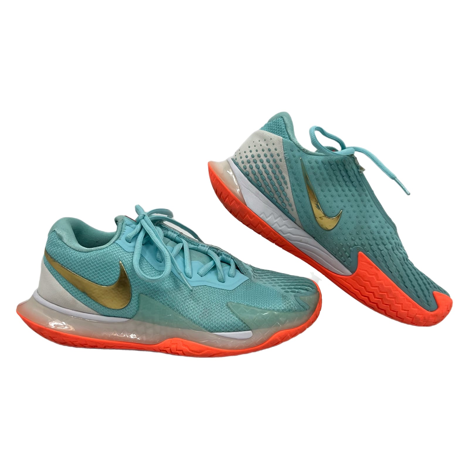 Nike Blue & Orange Gold Logo Sneakers