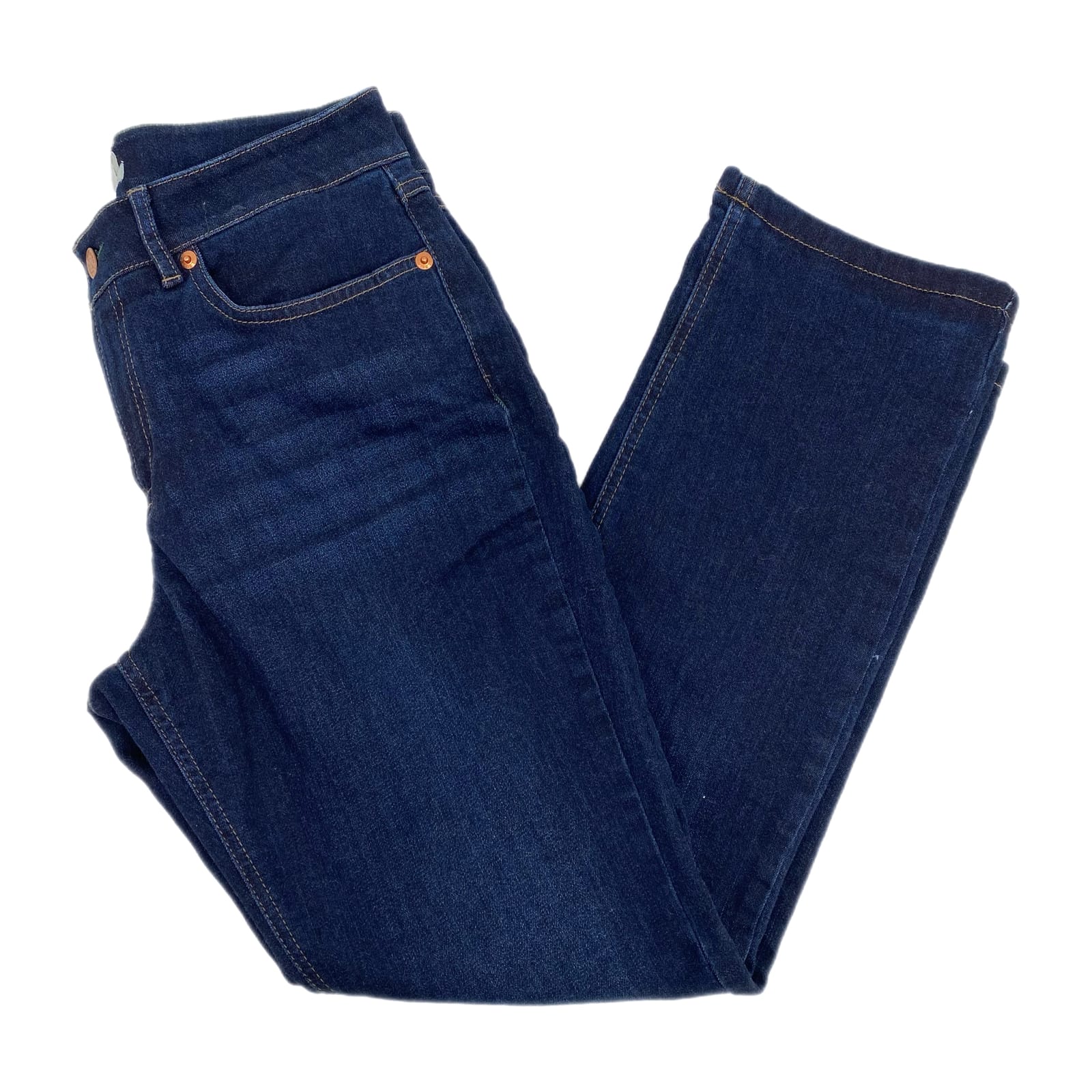 L.L. Bean Blue Fleece-Lined Straight Leg Jeans