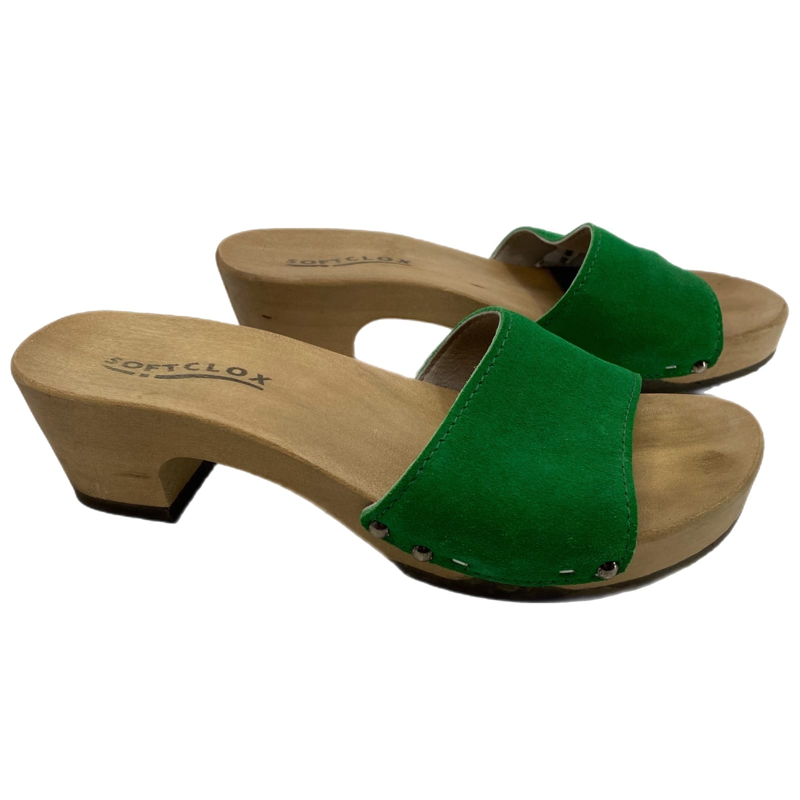 Softclox Green Mule Clogs
