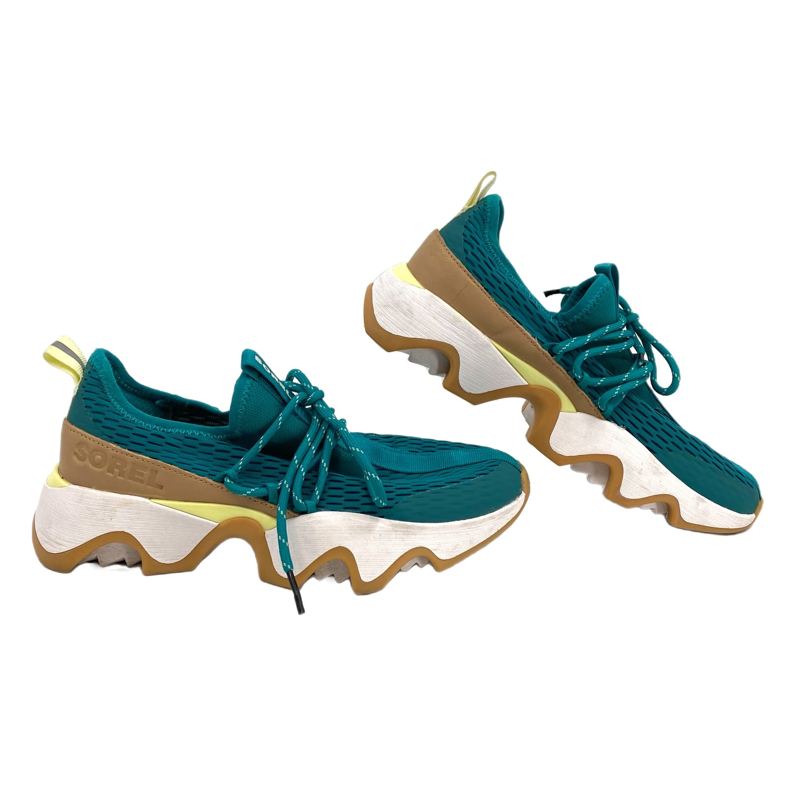Sorel Teal Blue Kinetic Impact Sneakers