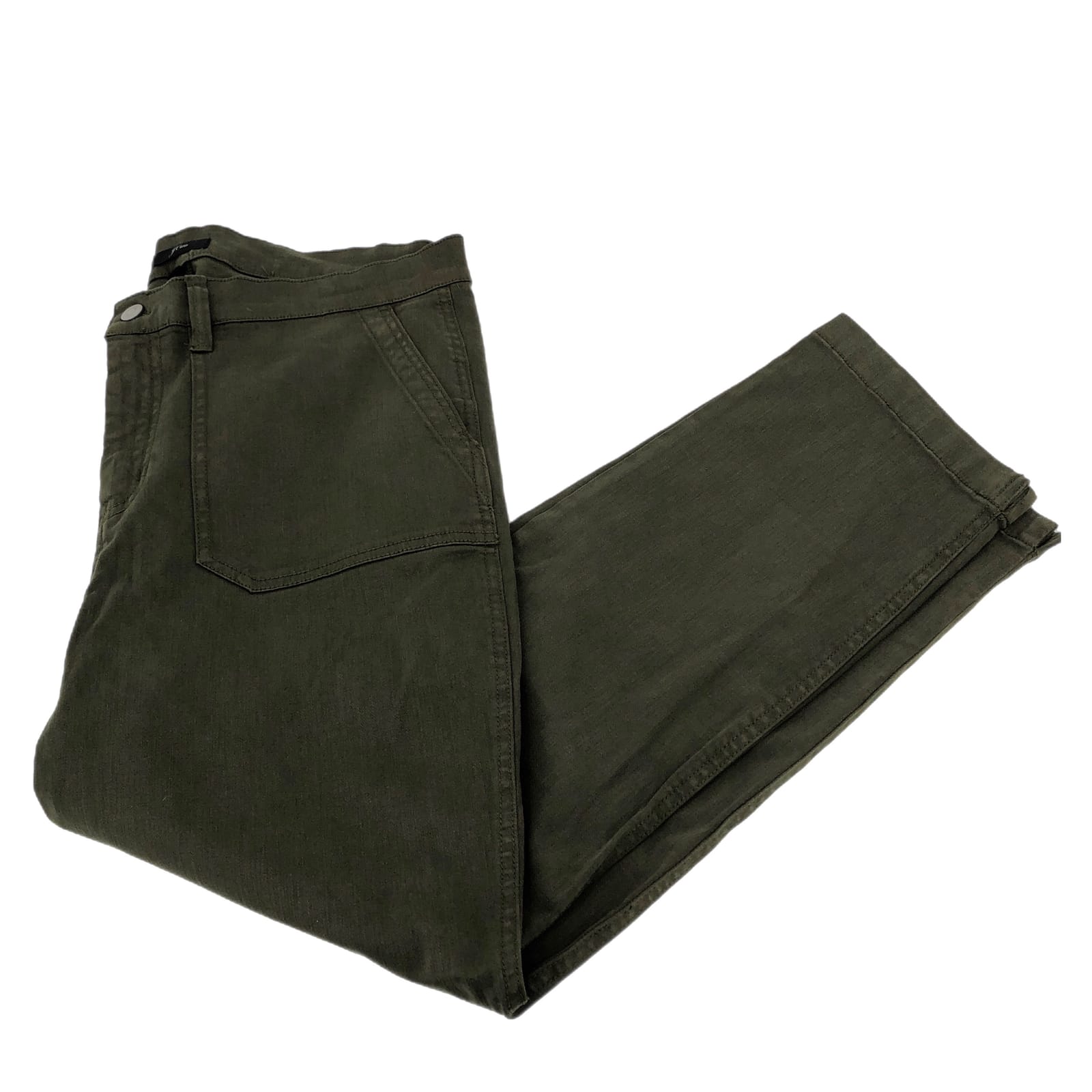 J. Crew Green High Rise Straight Leg Pants