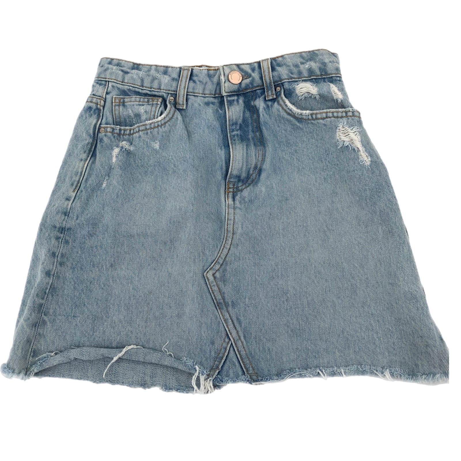 Zara Blue Denim Mini Skirt