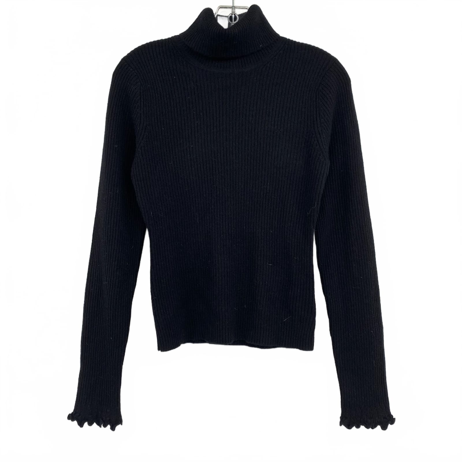 Ulla Johnson Black Cashmere Turtleneck Sweater