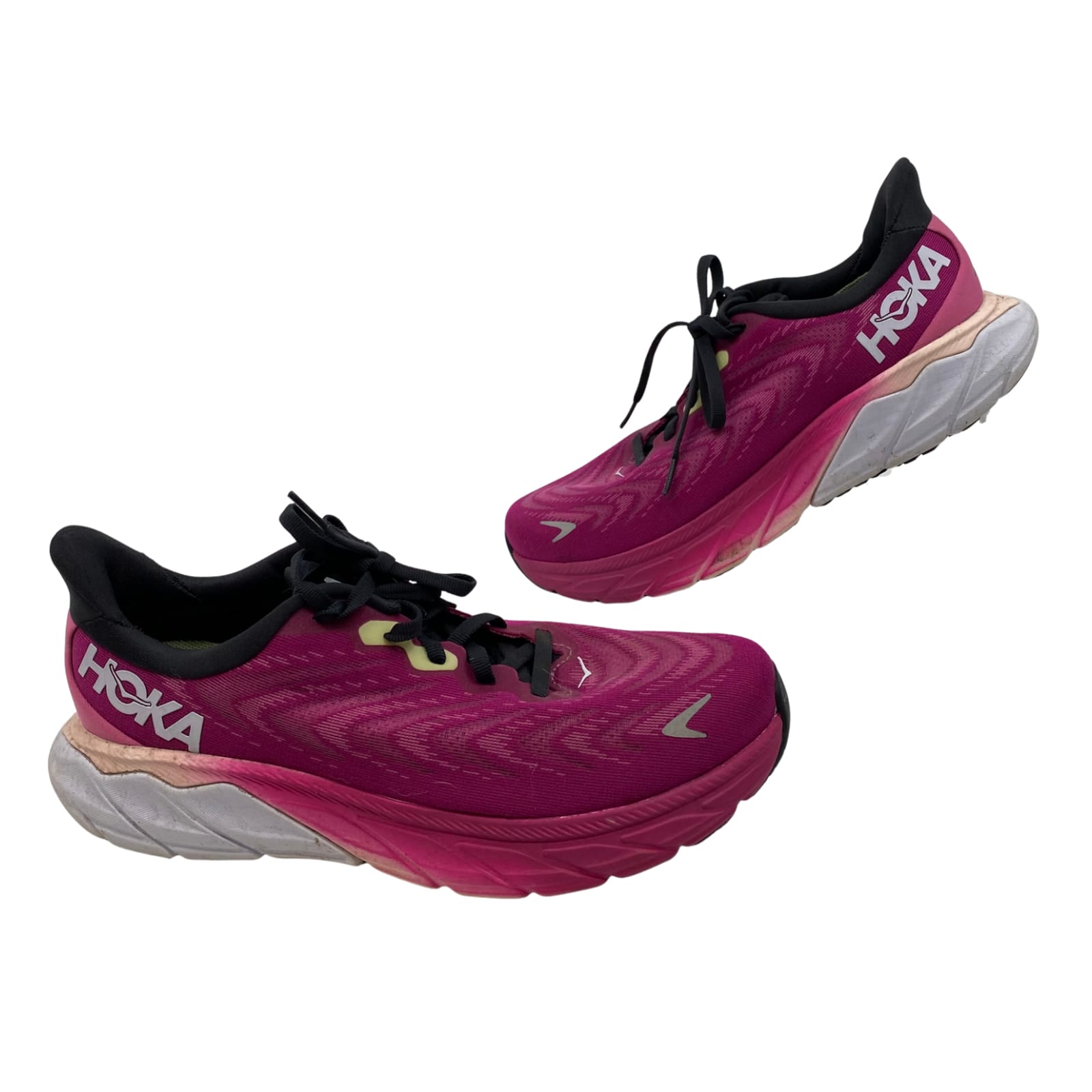 Hoka Pink Synthetic Athletic Sneakers
