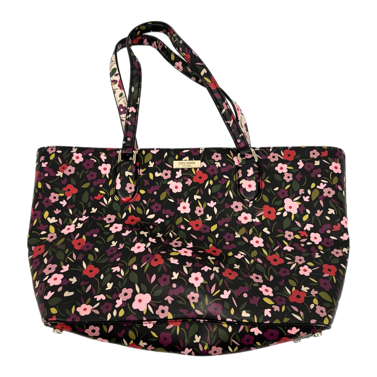 Kate Spade Purple Pink Floral Tote