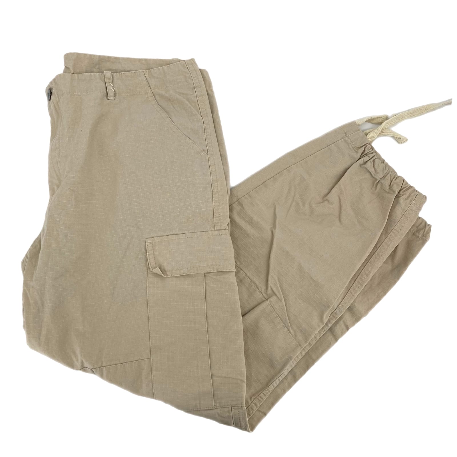 Carhartt Beige High-Rise Cargo Pants