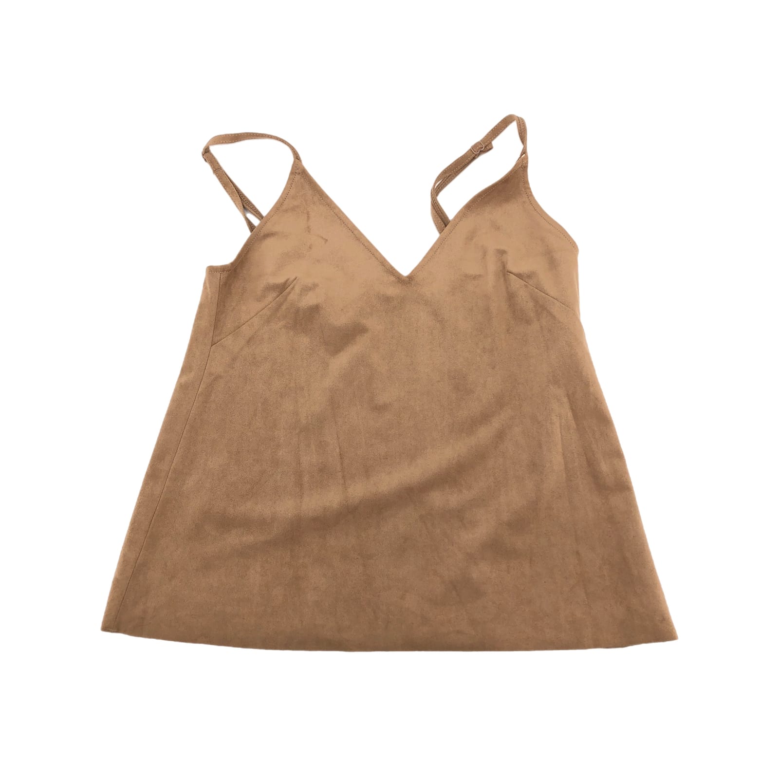 Wilfred Brown Sleeveless V-Neck Tank Top