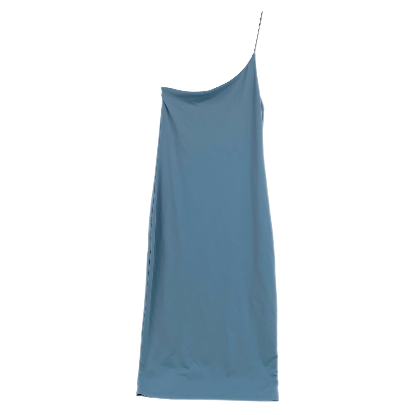 Babaton Blue One Shoulder Midi Dress
