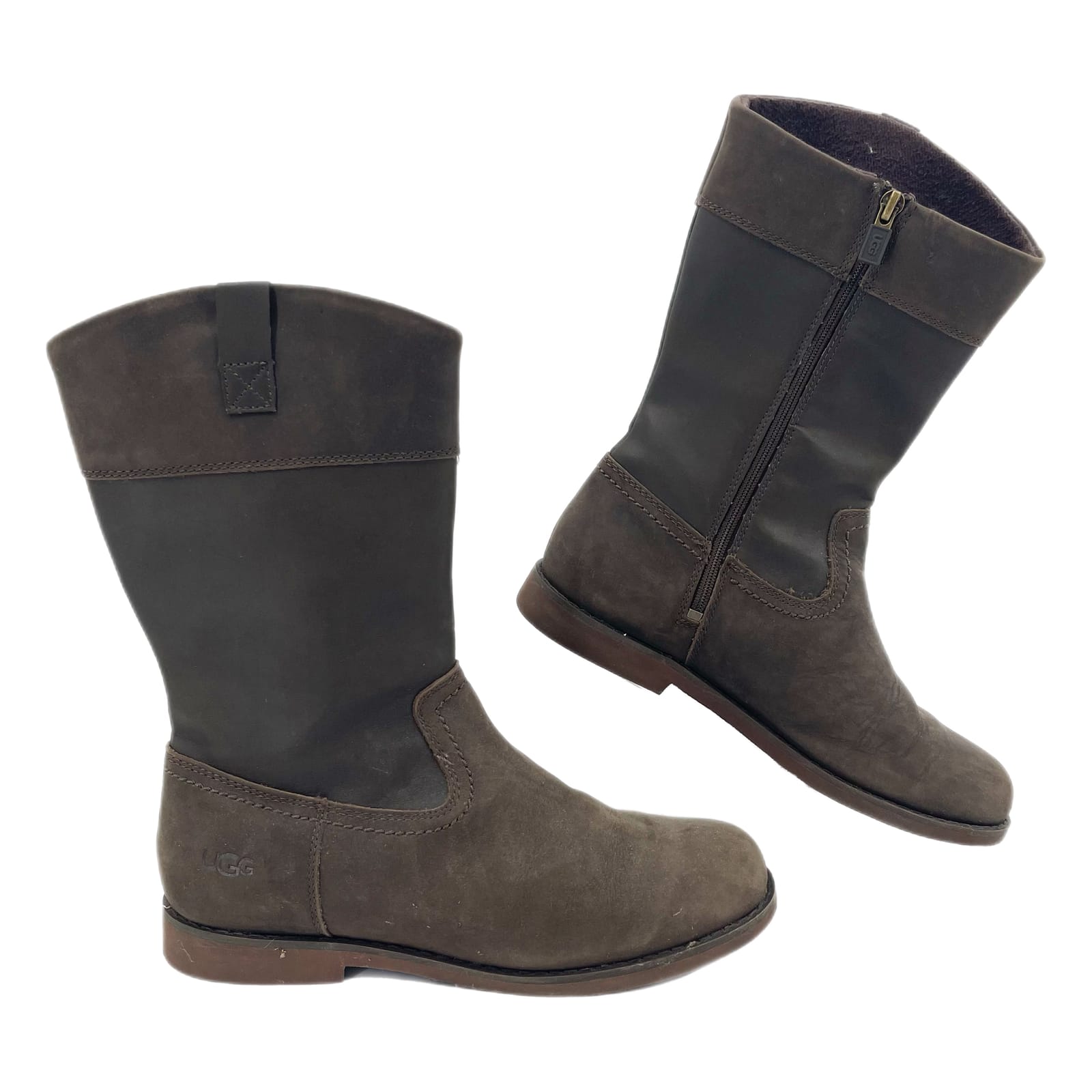 UGG Brown Leather Boots