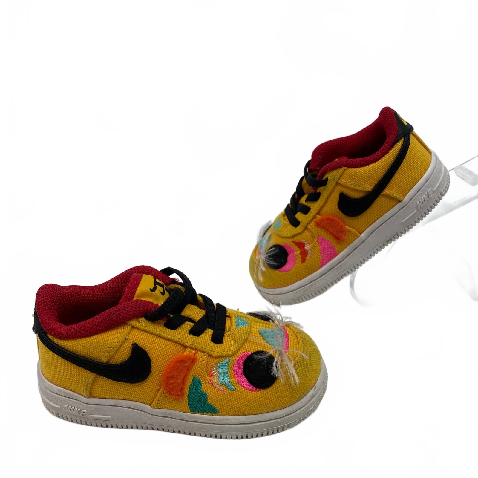 Nike Kids Yellow-Black Sneakers 8C