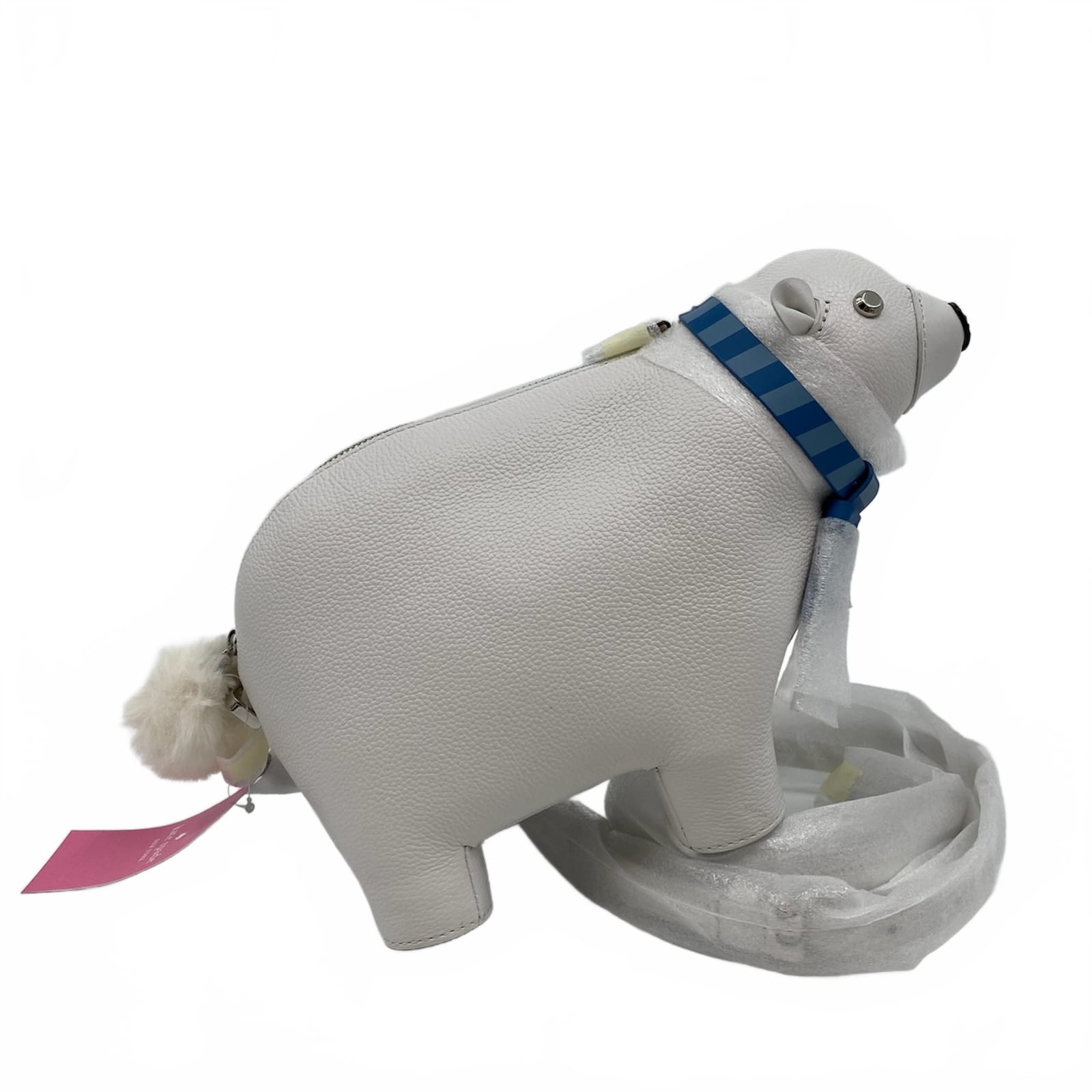 Kate Spade White Blue Arctic Friends Polar Bear Crossbody Bag