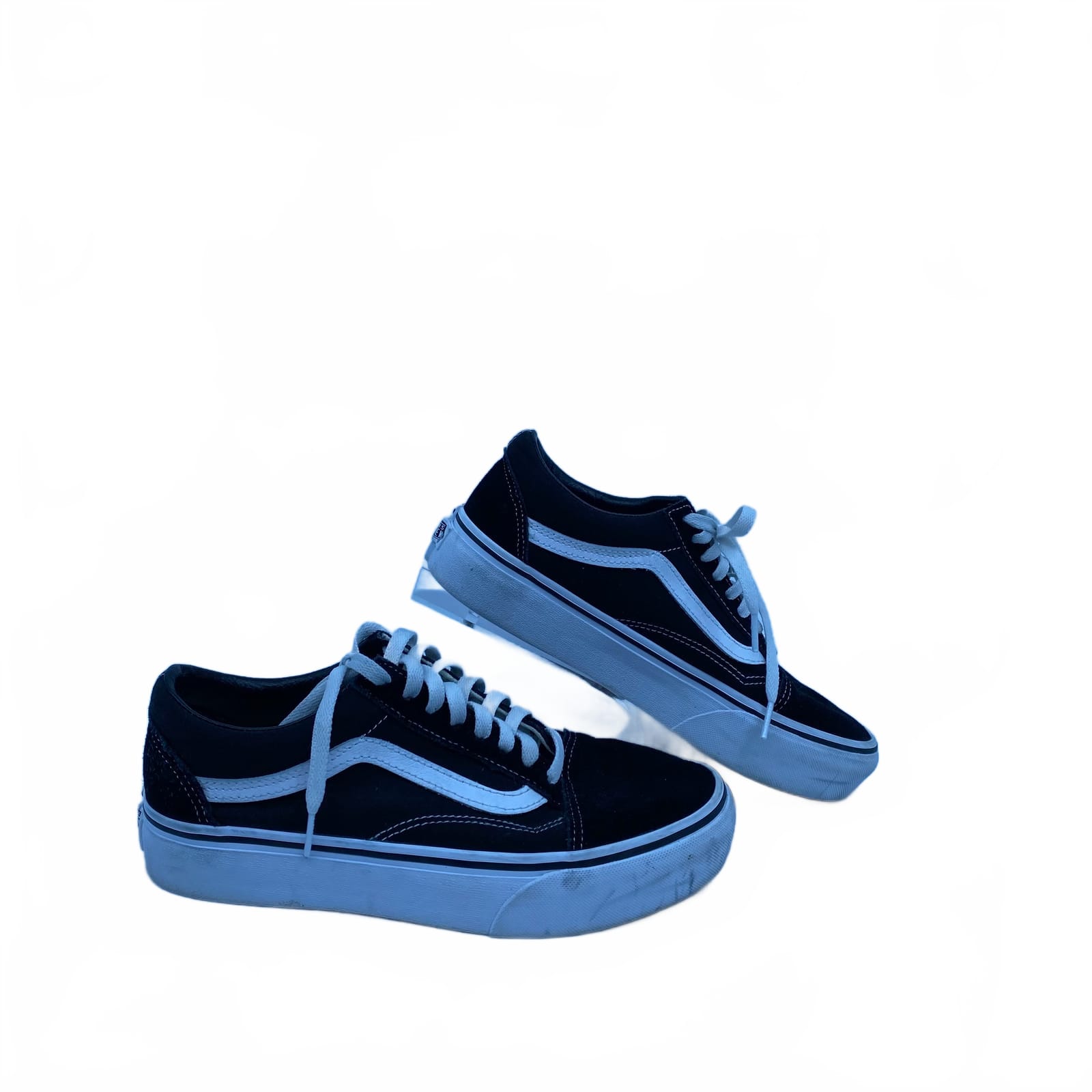 Vans Black Suede Low Top Sneakers