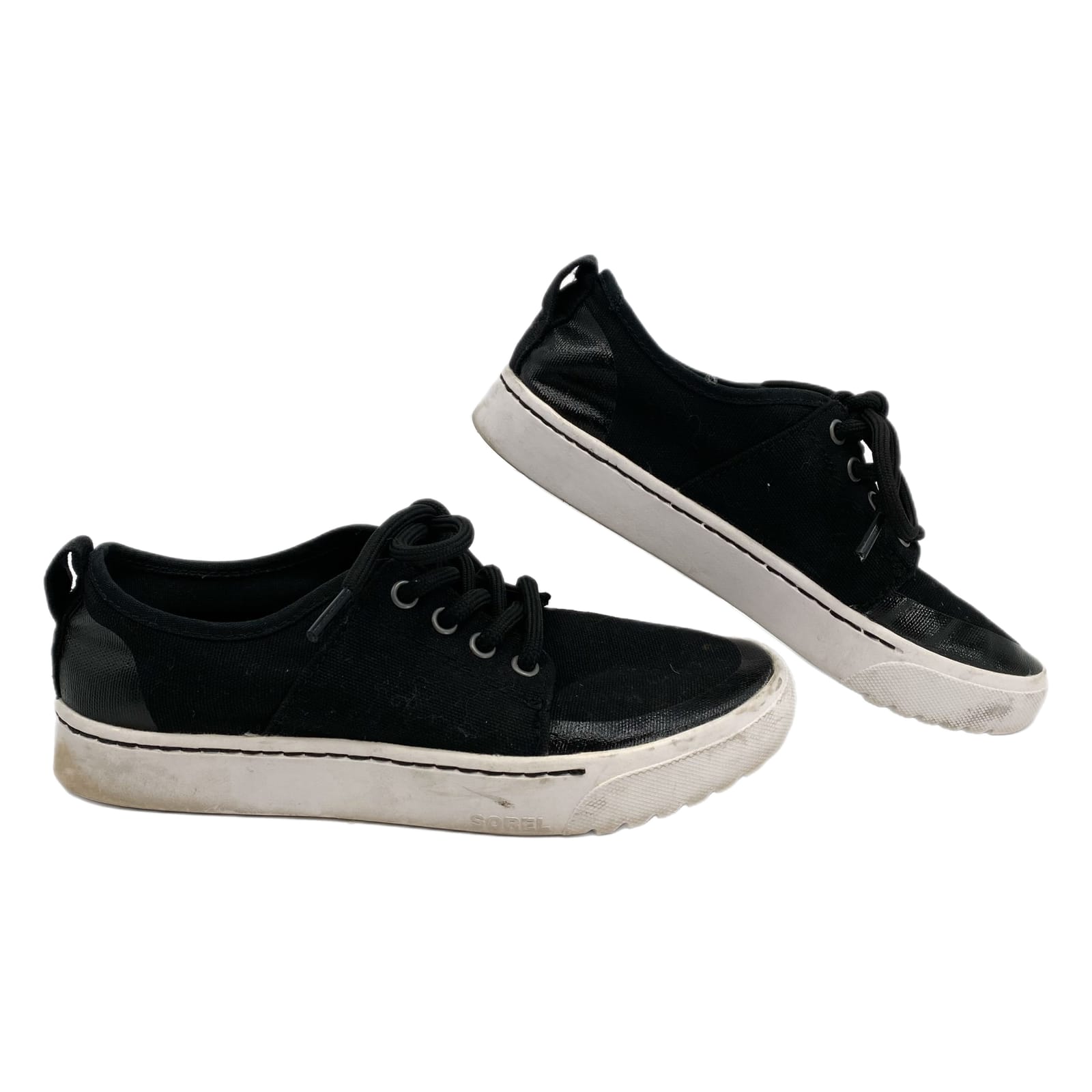 Sorel Classic Black Canvas Sneakers