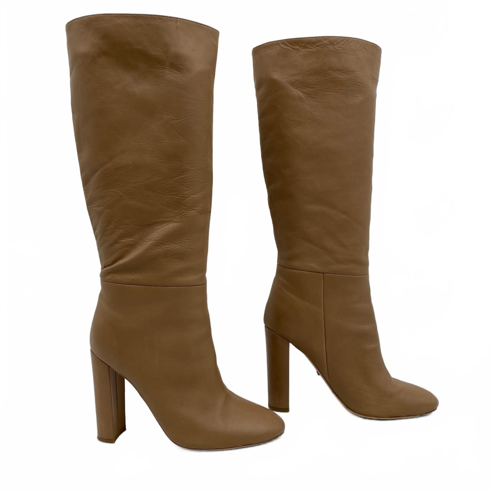 Tony Bianco Tan Leather Heeled Boots