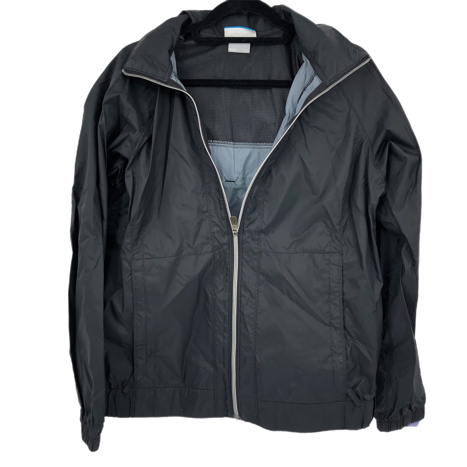 Columbia Black Basic Windbreaker Jacket