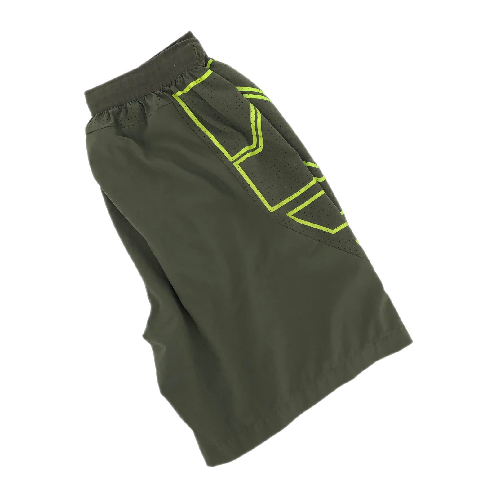 Nike Green High-Rise Athletic Shorts