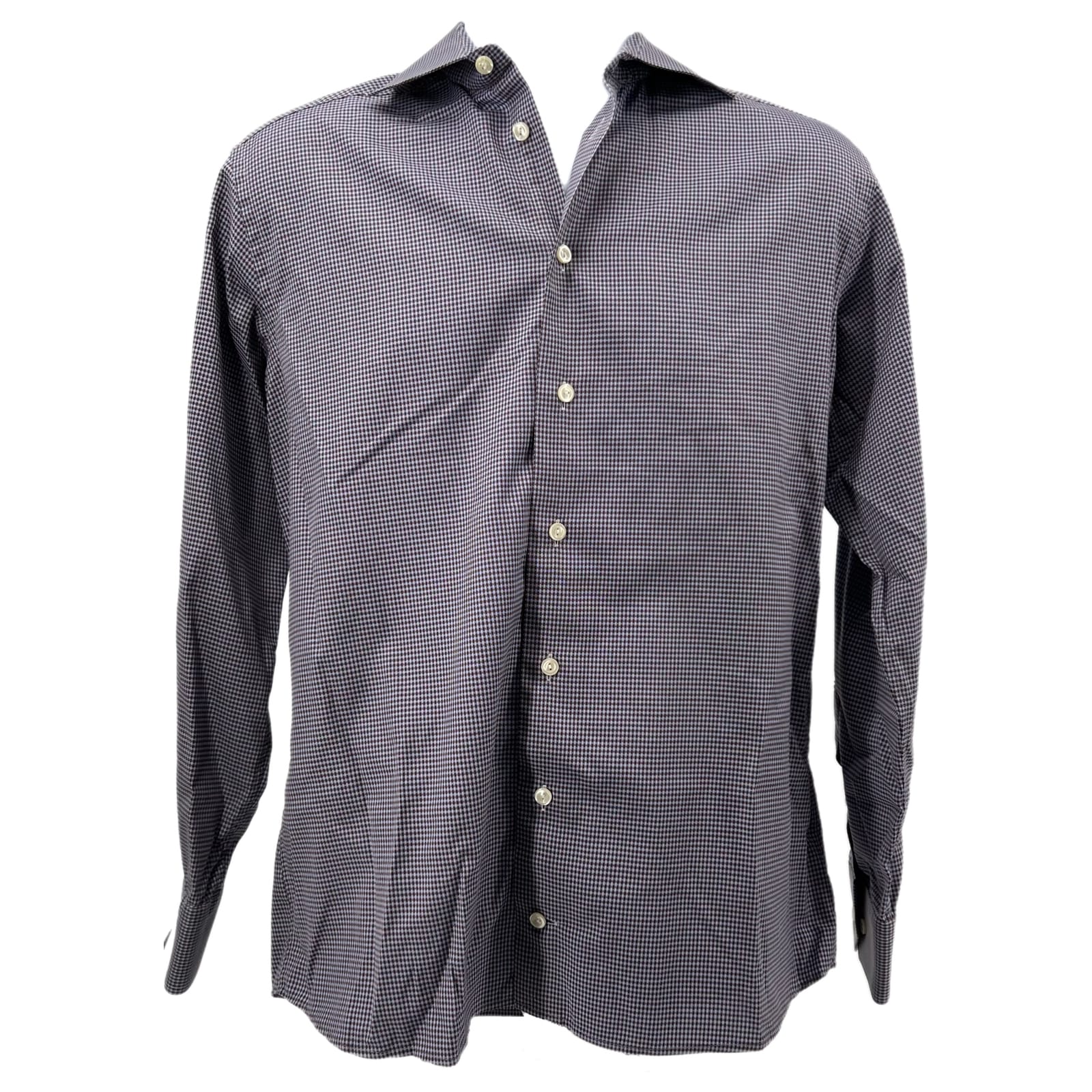 Eton Blue Button-Up Dress Shirt