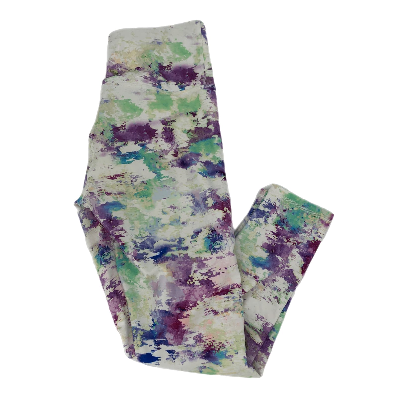 Kyodan White Purple Athletic Leggings