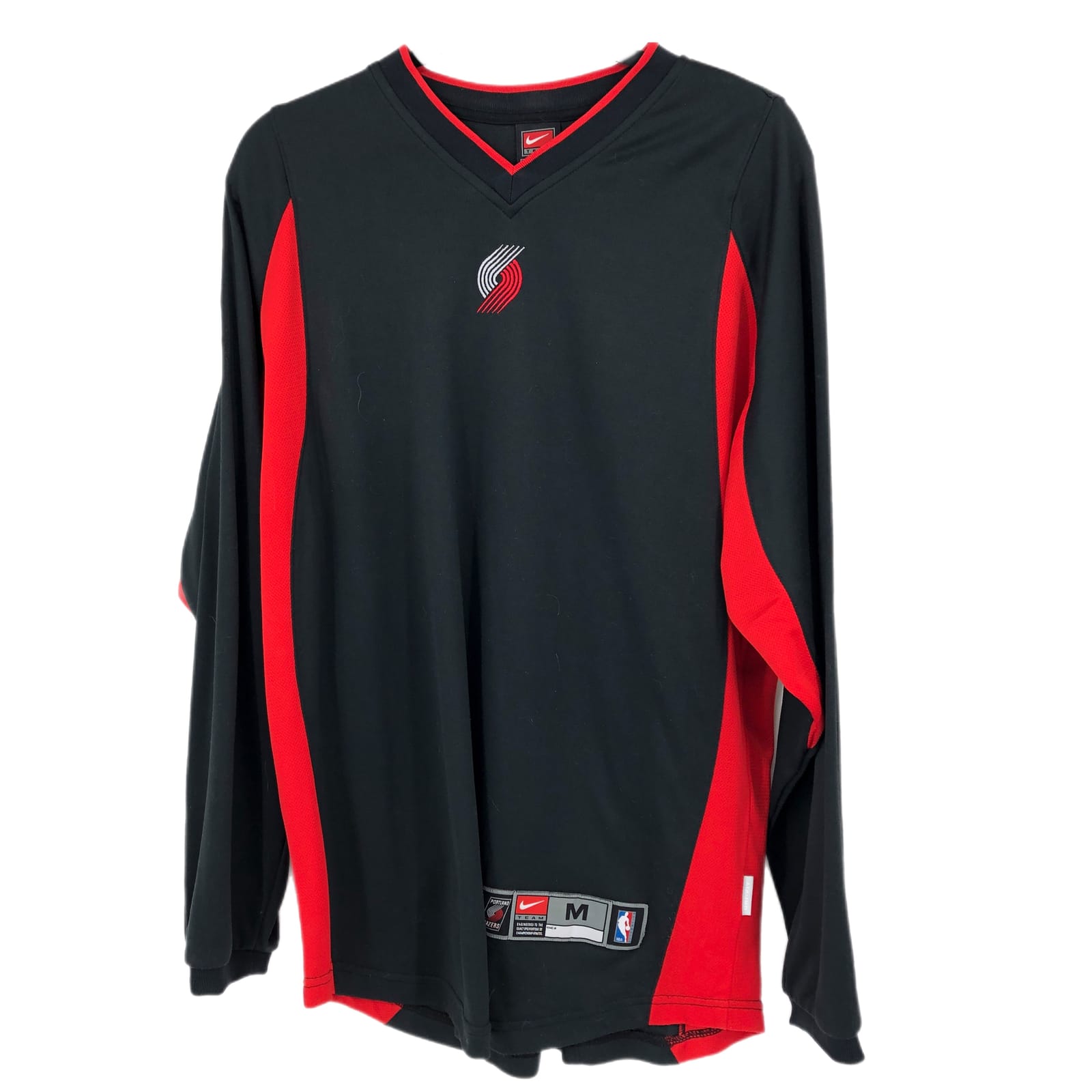 Nike Black/Red Trail Blazers Sweatshirt