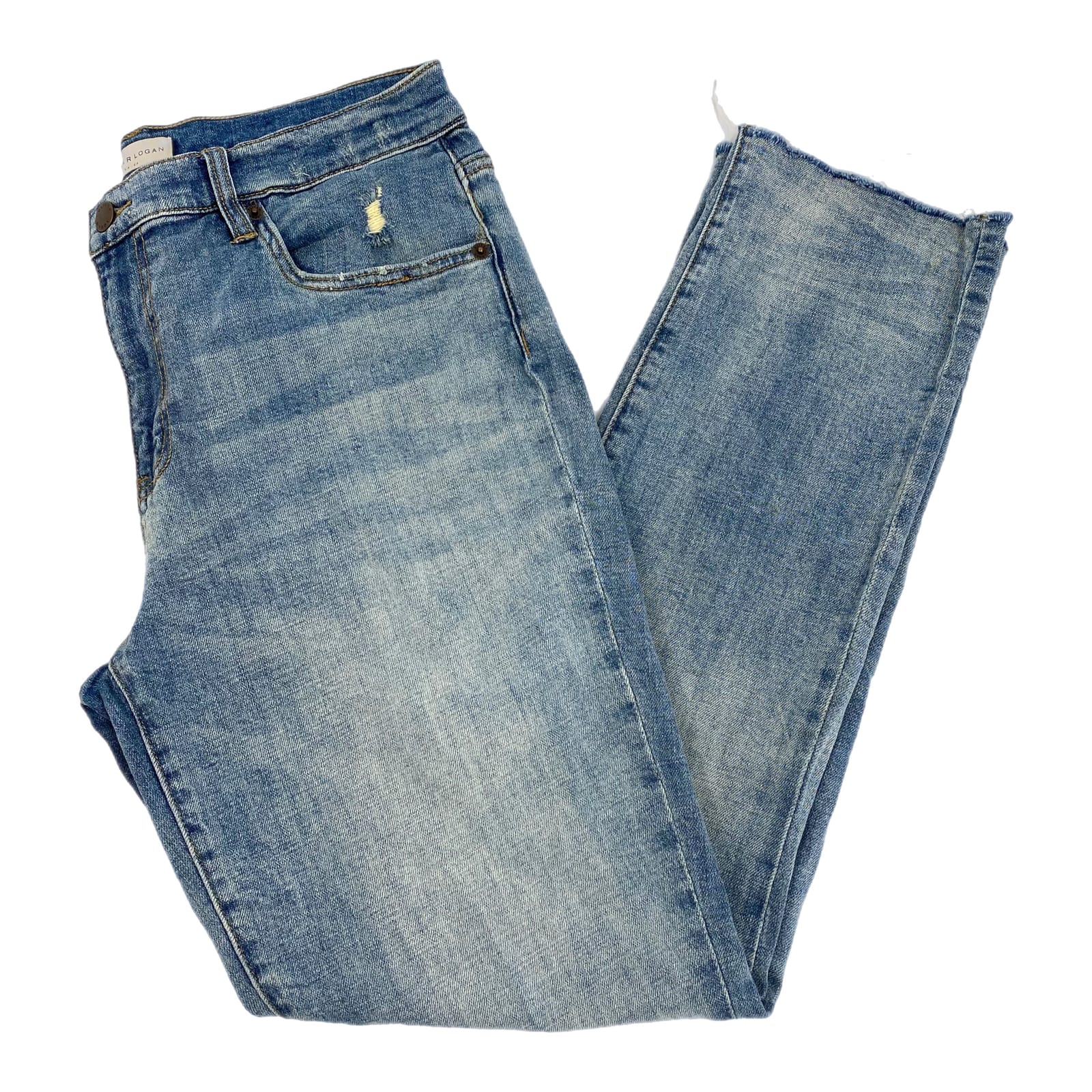 Oliver Logan Blue Light Wash Crosby Relaxed Taper Jeans