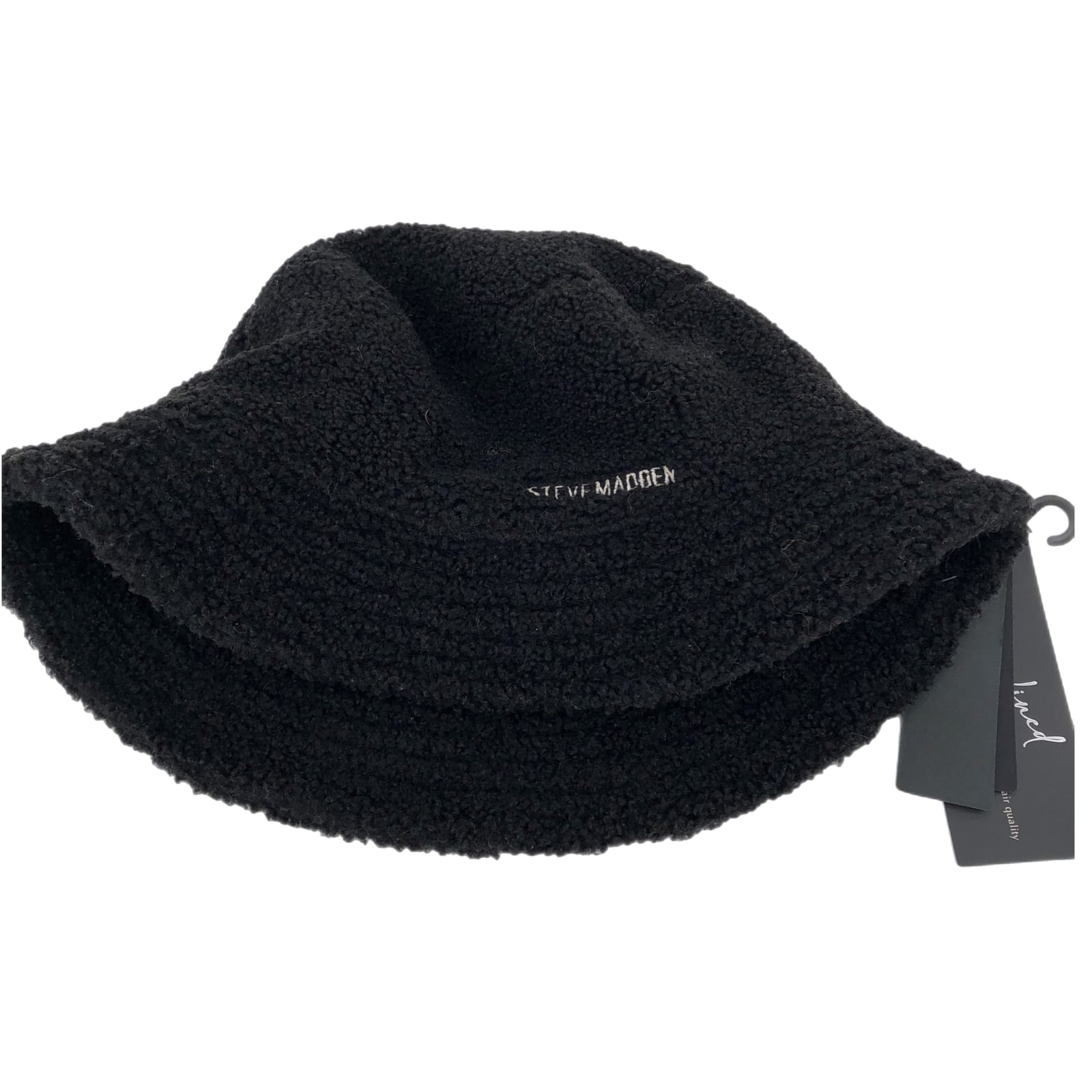 Steve Madden Black Classic Bucket Hat