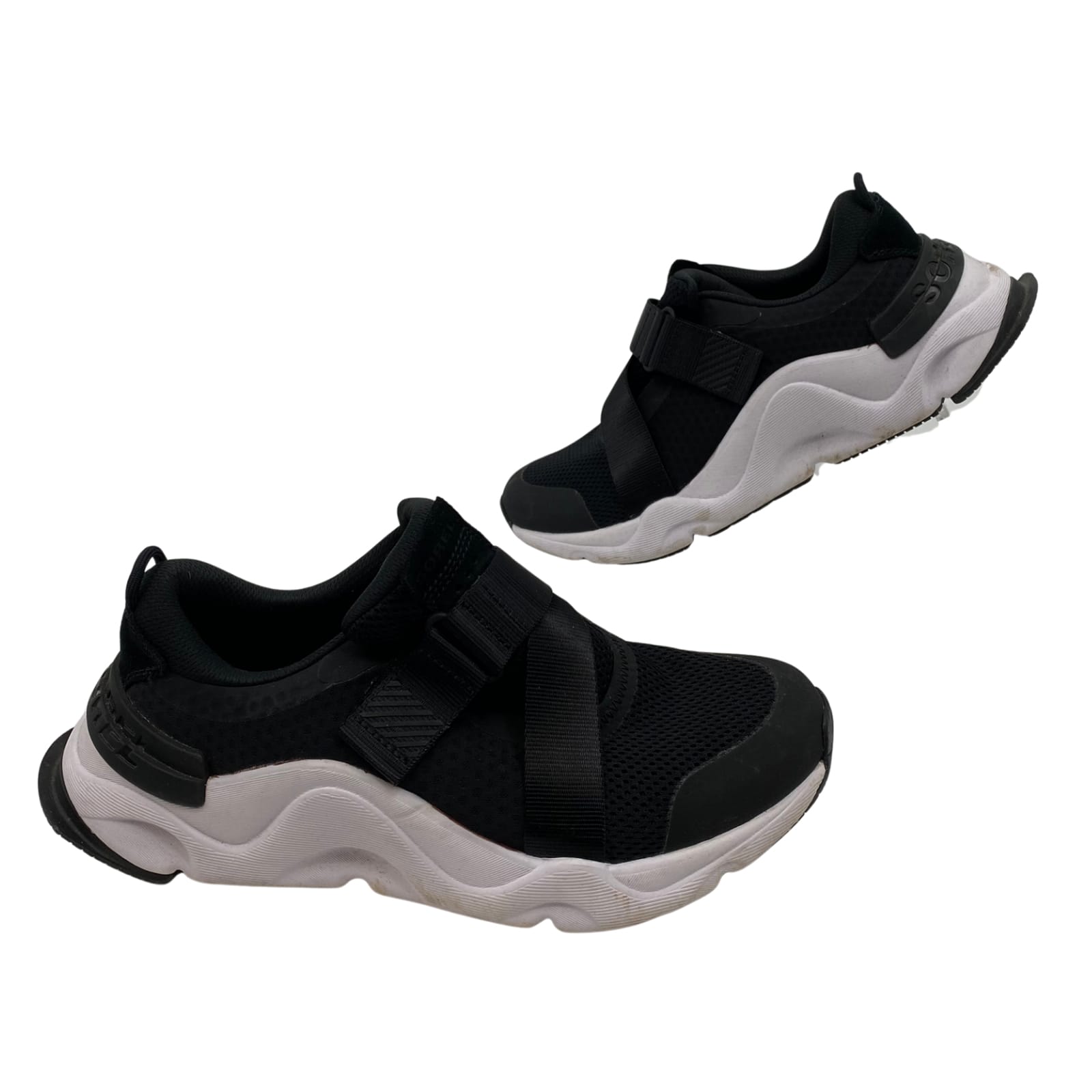 Sorel Black Synthetic Platform Sneakers