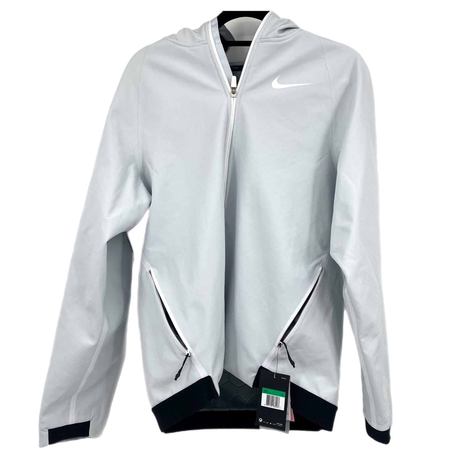 Nike Blue Waterproof Zip Raincoat