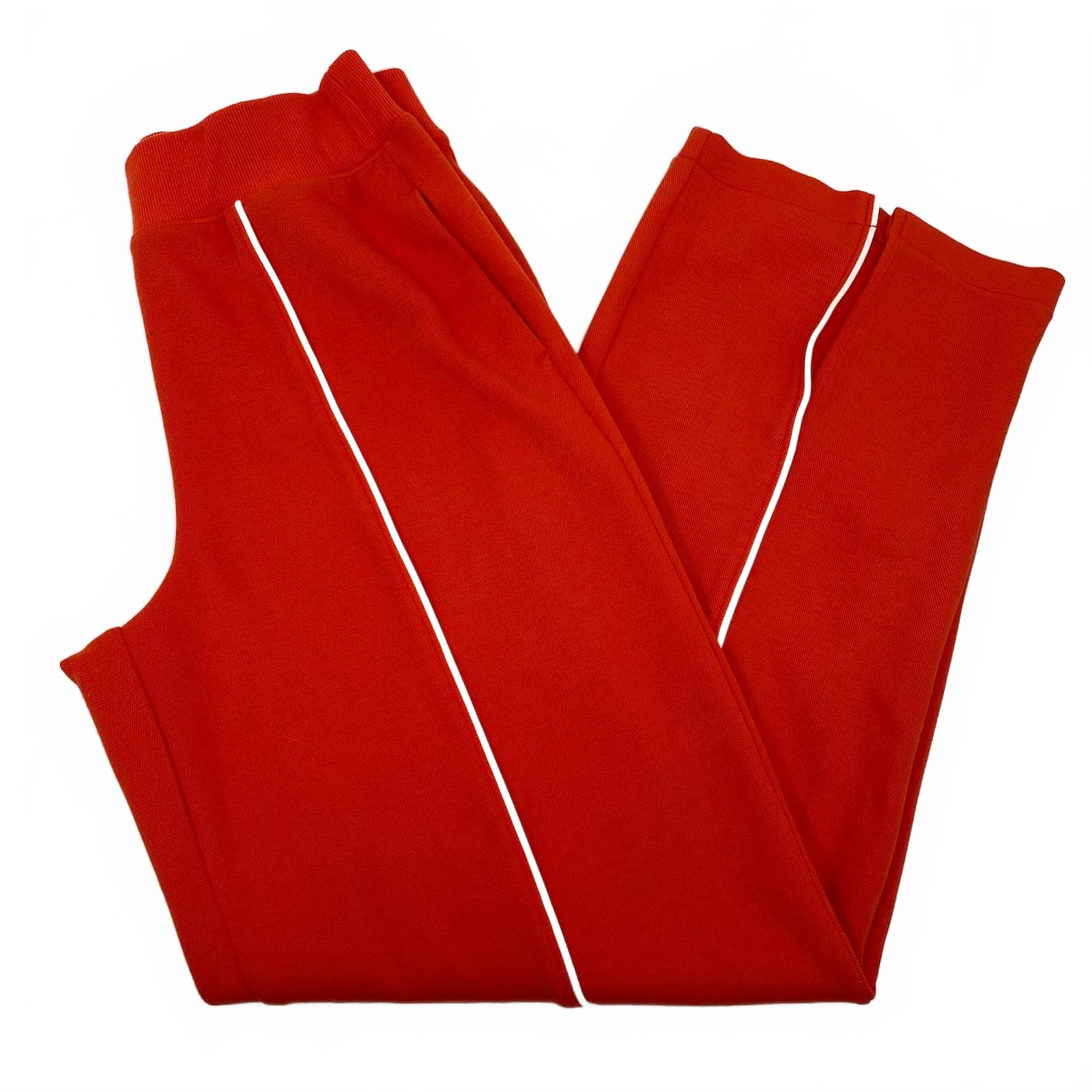 Spanx Orange White Wide Leg Knit Pants