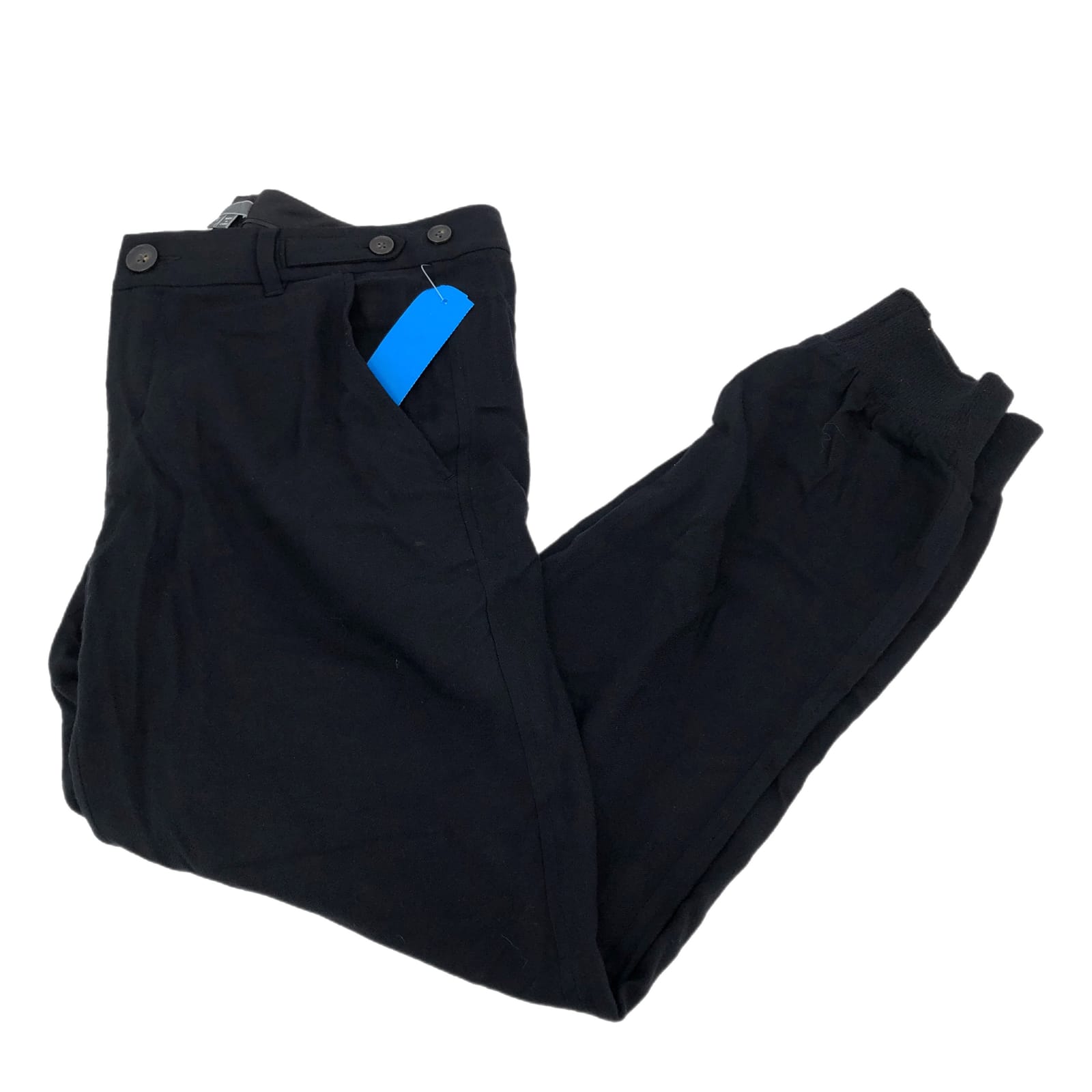 Vince Black Mid-Rise Track Pants