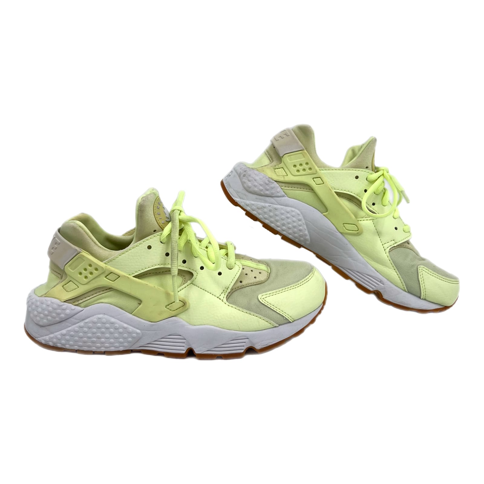 Nike Green Neon Lime Huarache Run Sneakers