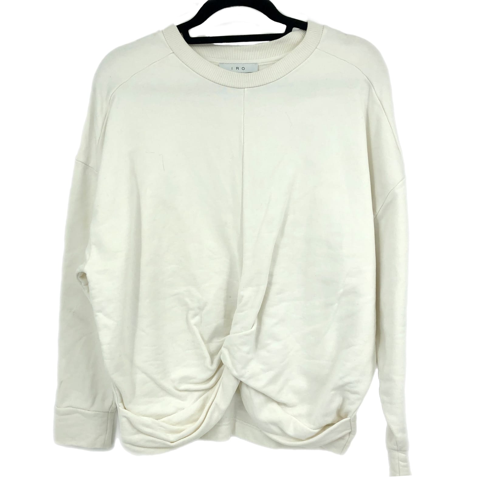 IRO White Classic Crew Neck Sweatshirt