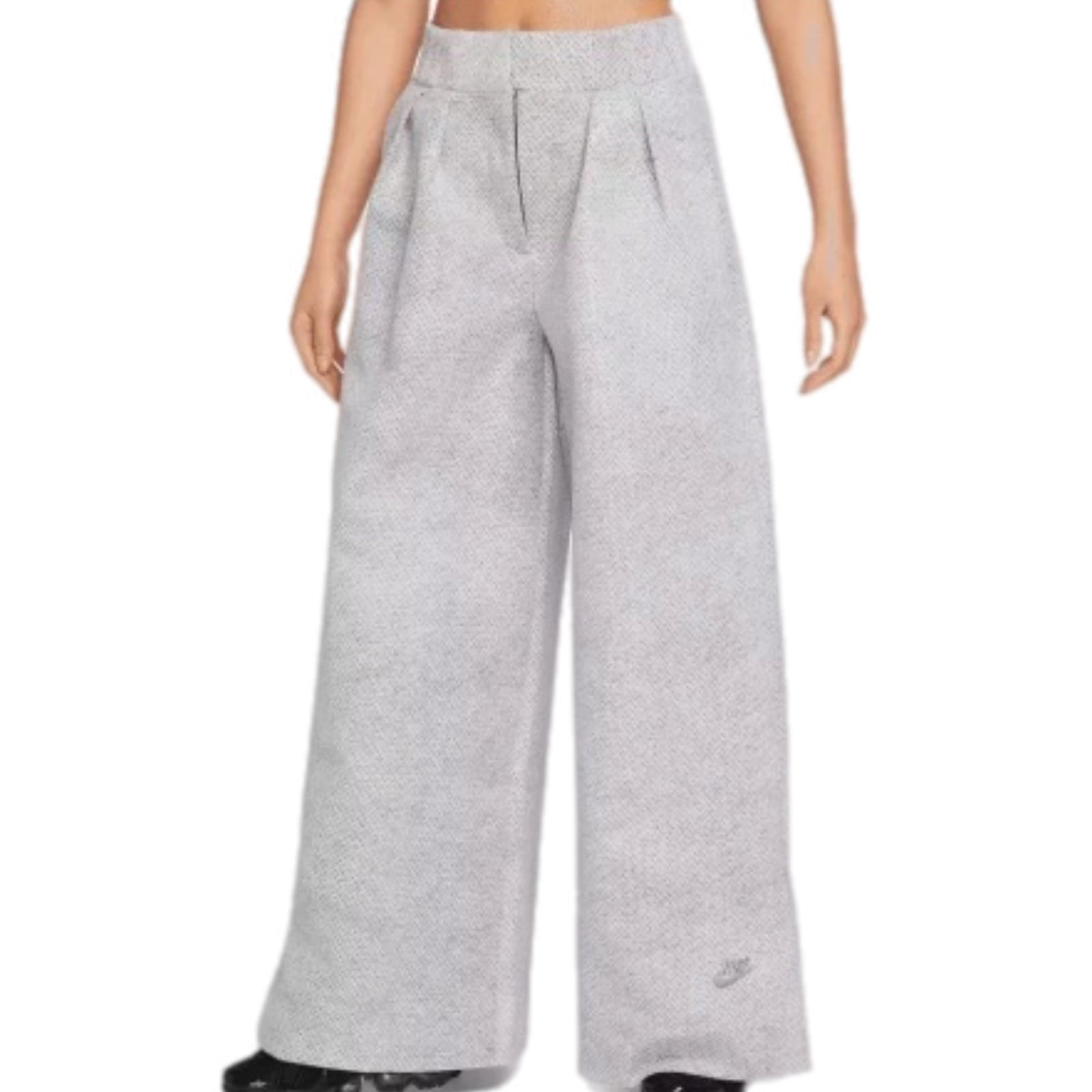 Nike Gray Wide-Leg Athletic Pants