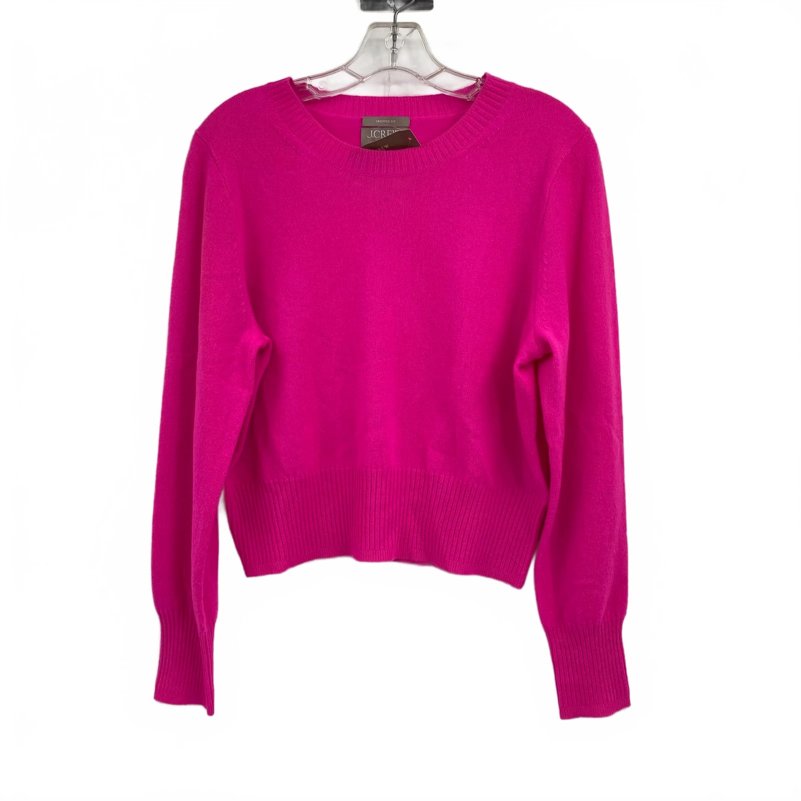 J. Crew Pink Cashmere Pullover Sweater
