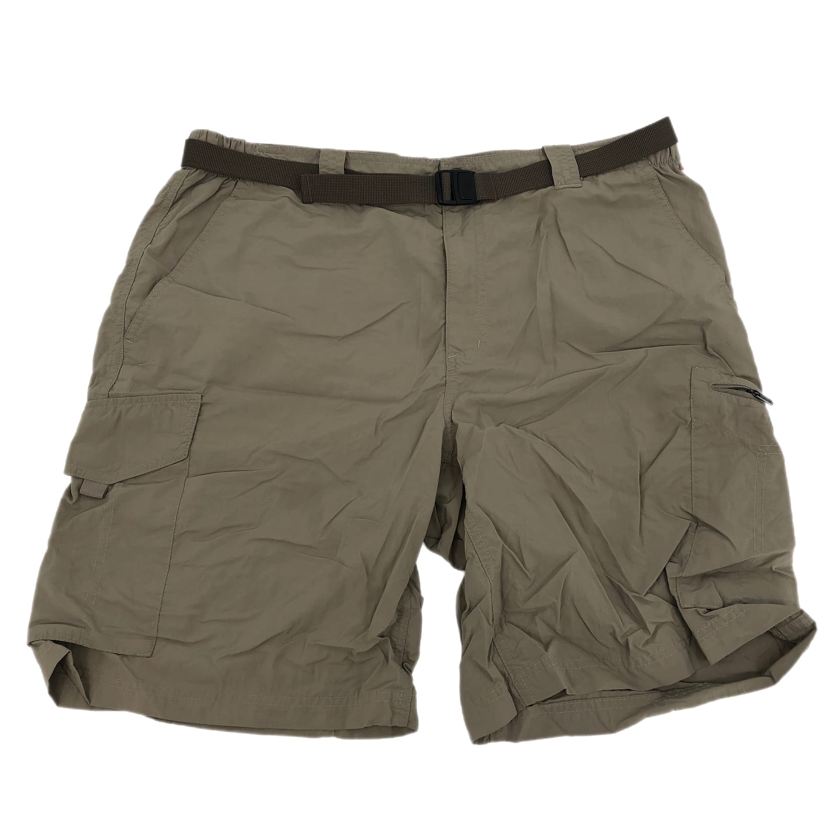 Columbia Tan Breathable Athletic Cargo Shorts