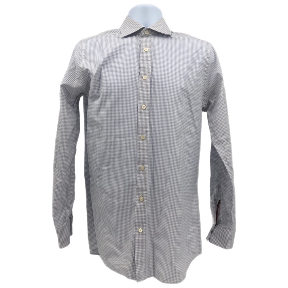 Charles Tyrwhitt Gray & White Breathable Dress Shirt