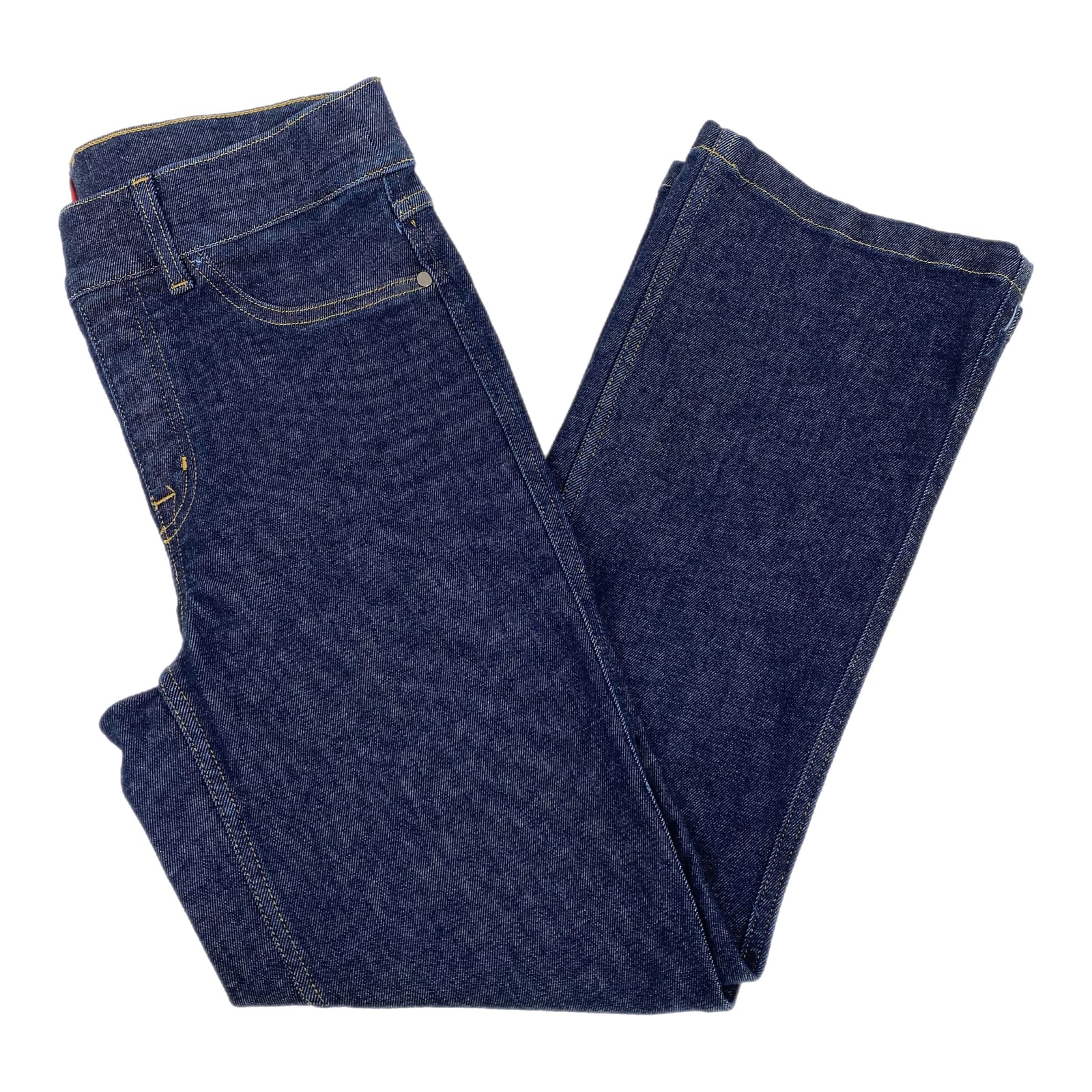 SPANX Blue Dark Wash Bootcut Jeans