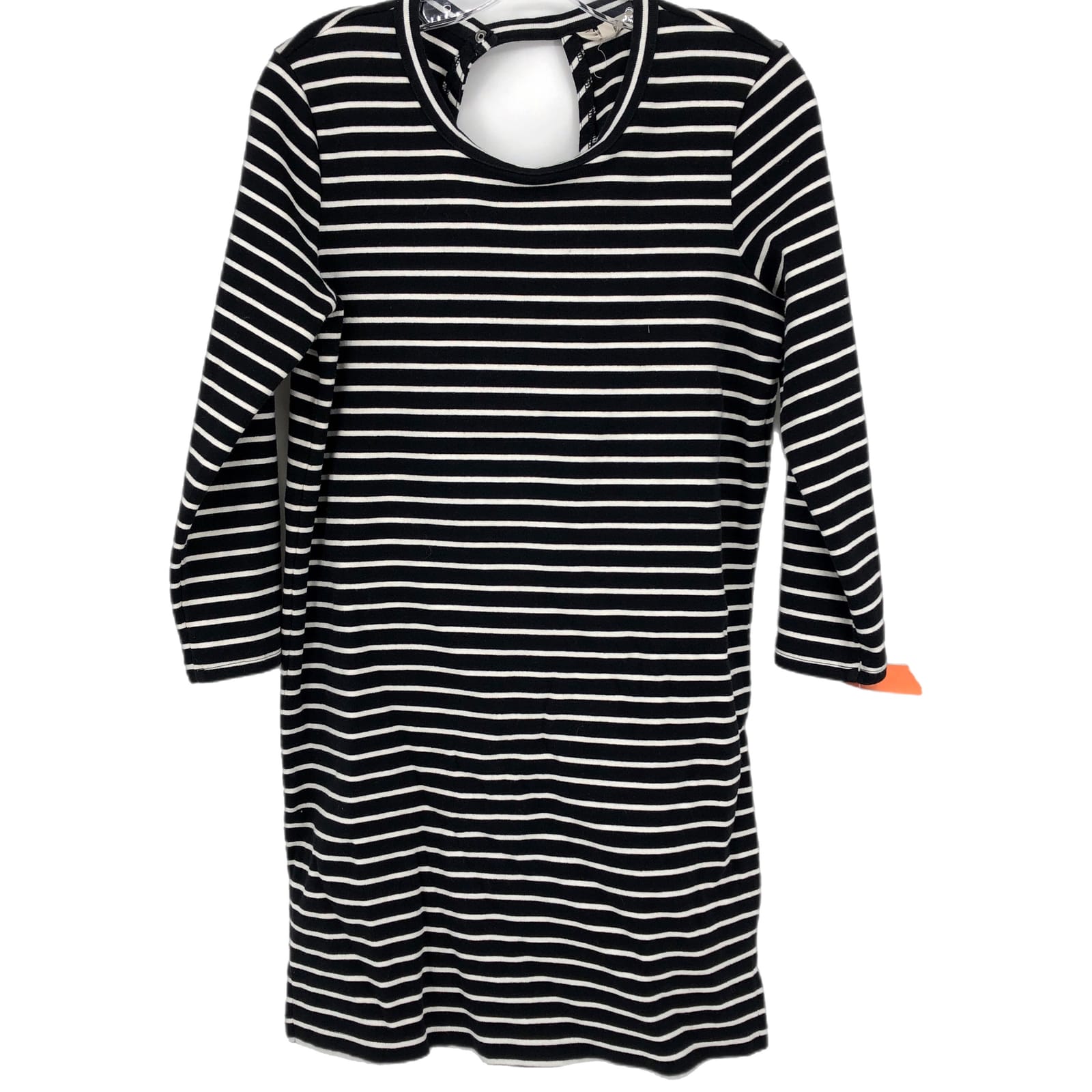 Madewell Black & White Striped Sweater Dress