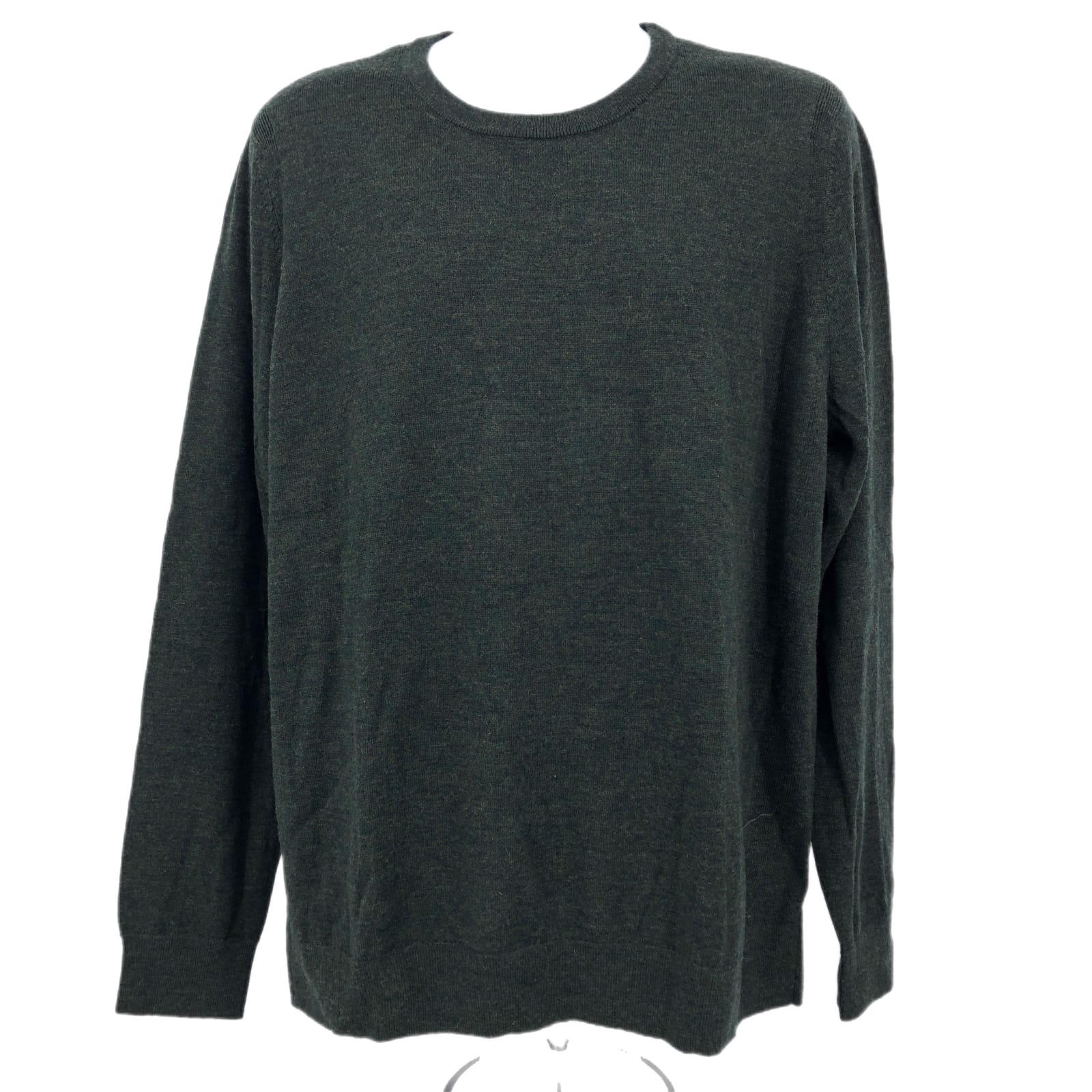Express Green 100% Merino Wool Pullover Sweater